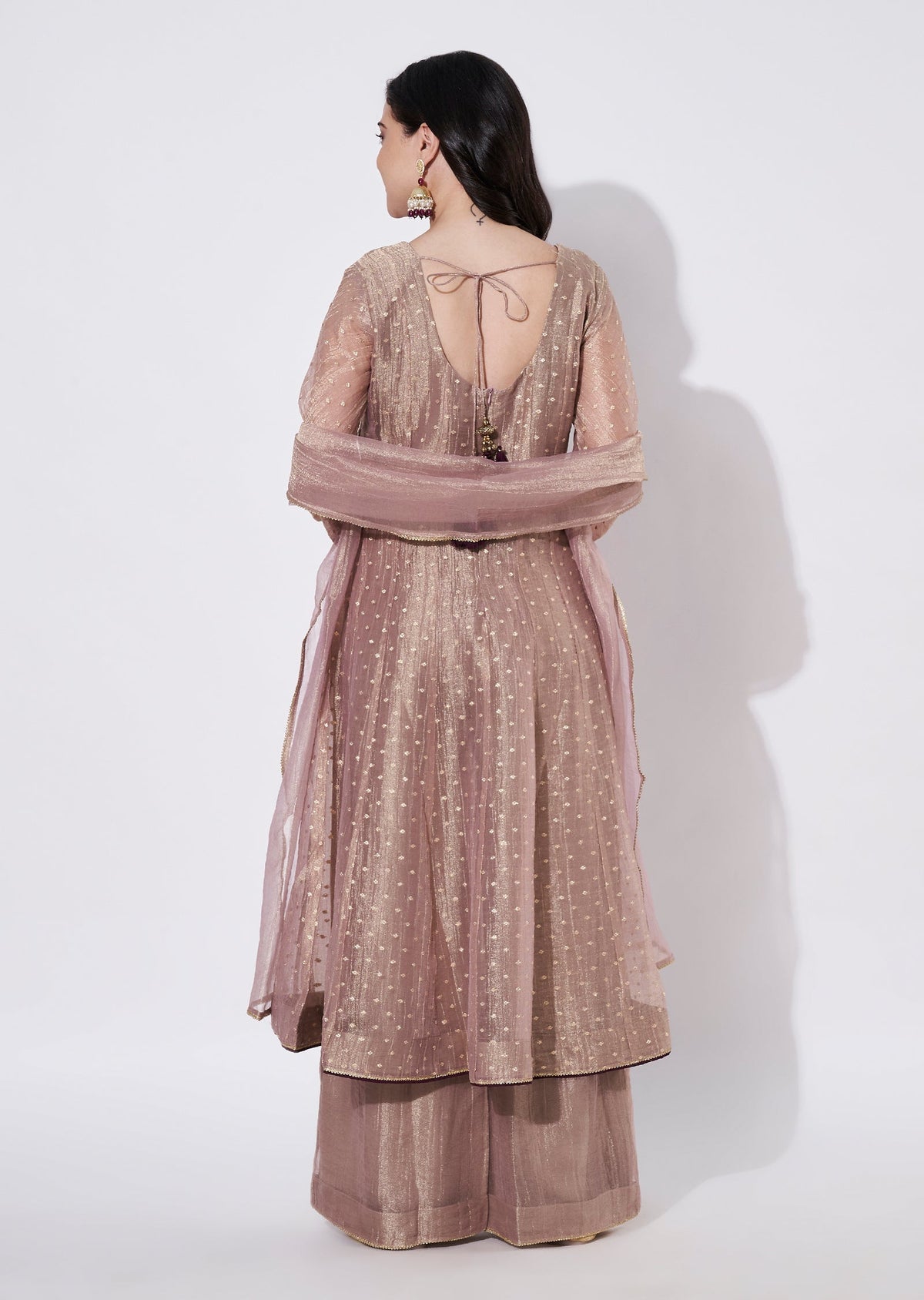 Mauve Salsa Anarkali Suit