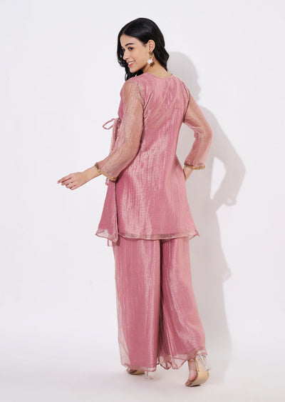 Pink Salsa Fusion wear kurti