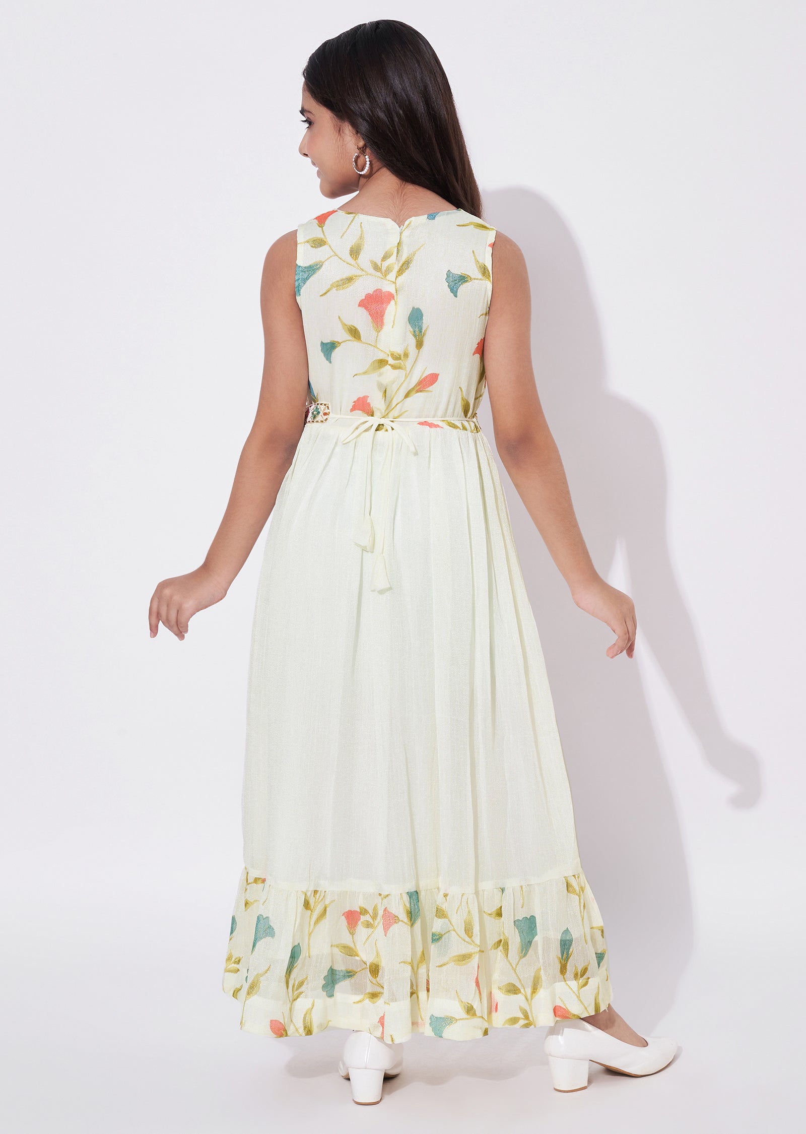 Cream Brasso Ethnic Gown