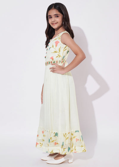 Cream Brasso Ethnic Gown