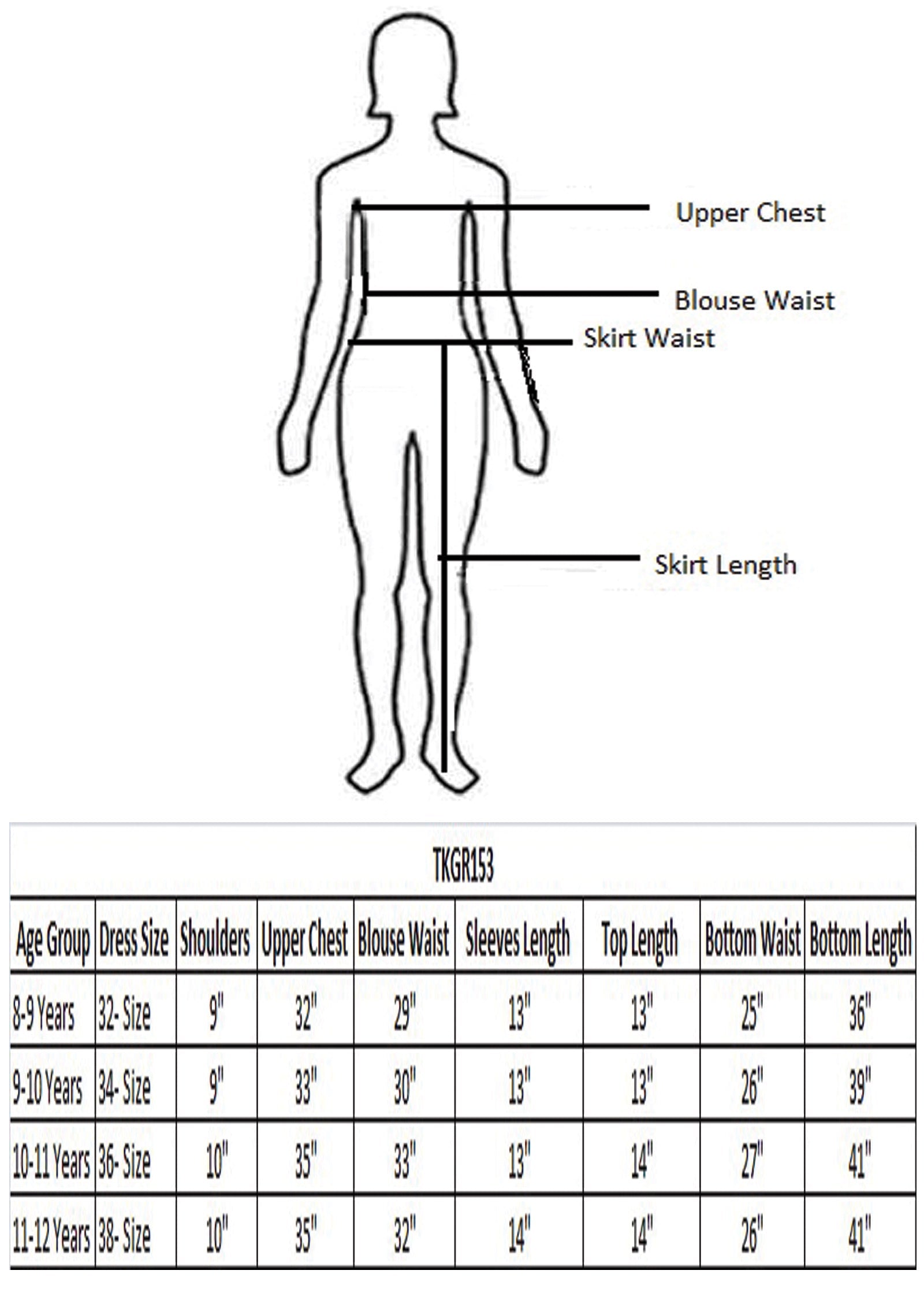 Lime Green Silk/Chinnon/Net Embroidered Kids Shararas Ghararas