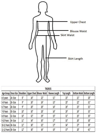 Pickock Green Chinnon Embroidered Kids Shararas Ghararas