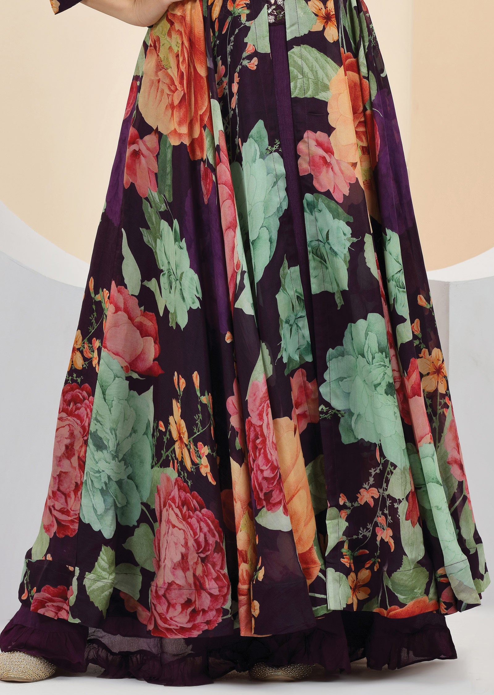 Organza Fusion/Indo-Western Set