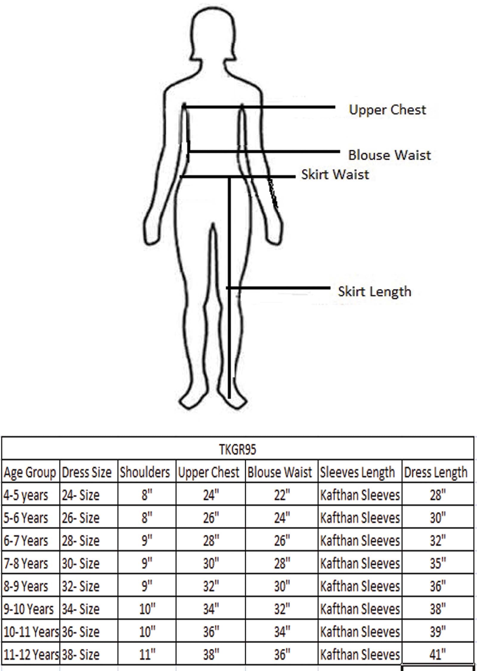 Sea Green Georgette Kids Nayara Cut