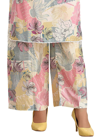 Multi Muslin Embroidered Kurti Sets