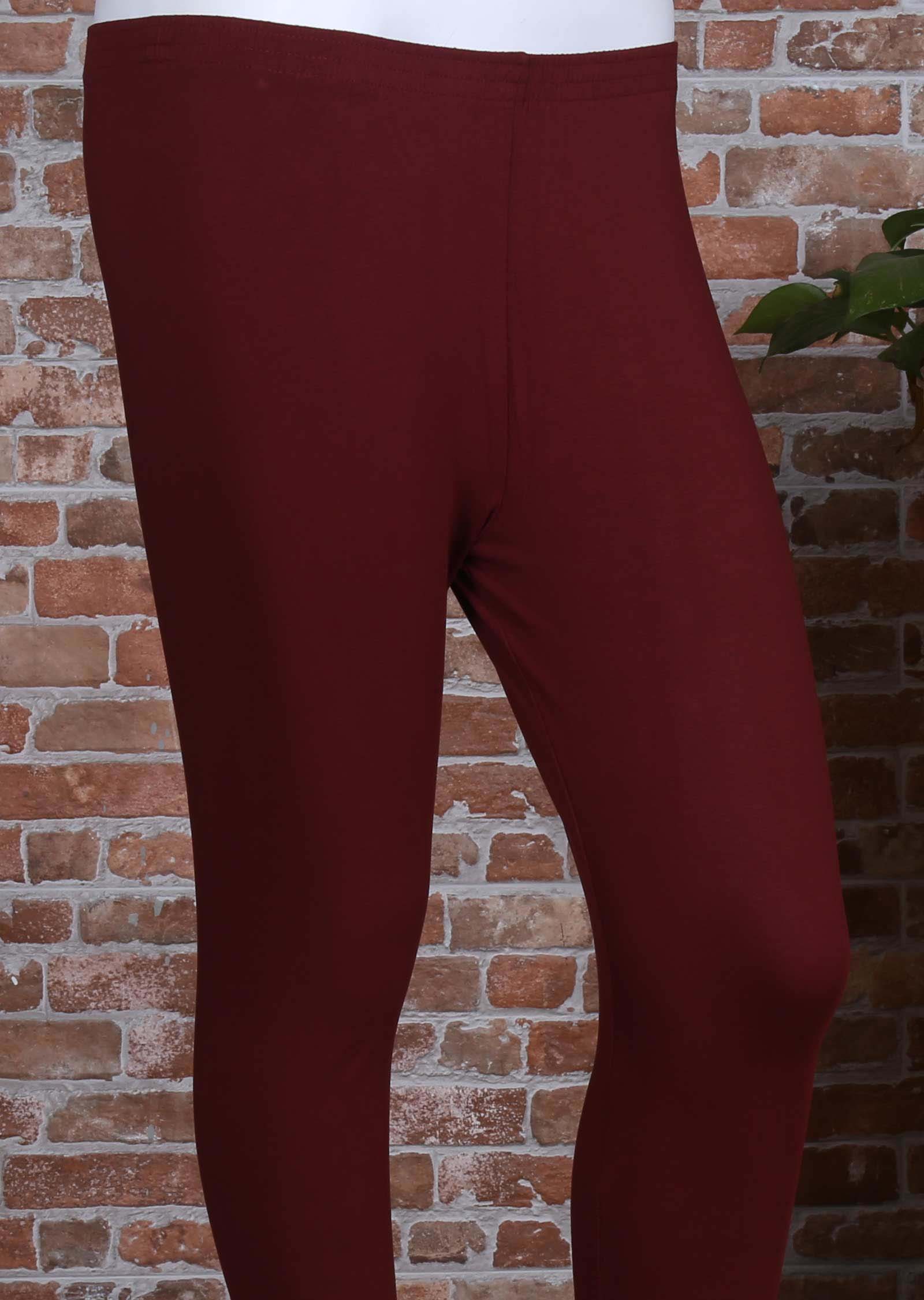 Maroon Lycra leggings