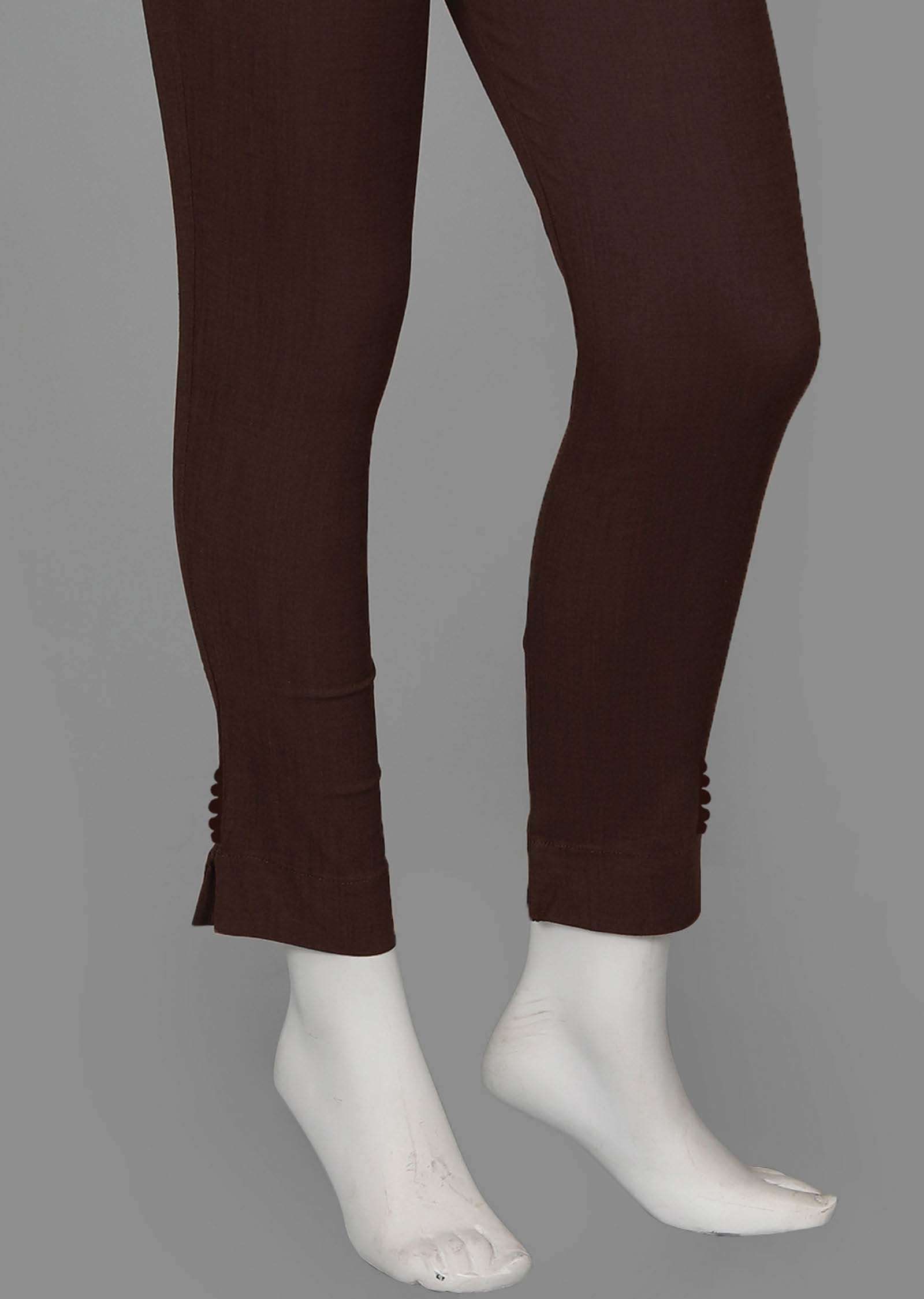 Brown Potli button Pants
